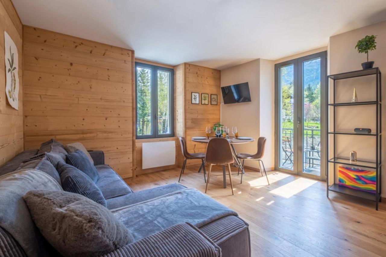 Newly Renovated Apartment With Mont Blanc View Chamonix Ngoại thất bức ảnh
